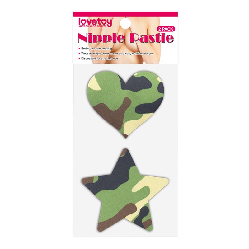 Pack Pezoneras Estrella y Corazón Camuflaje - Imagen 5
