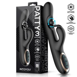 Patty Vibrador con Bola Rotadora 360º