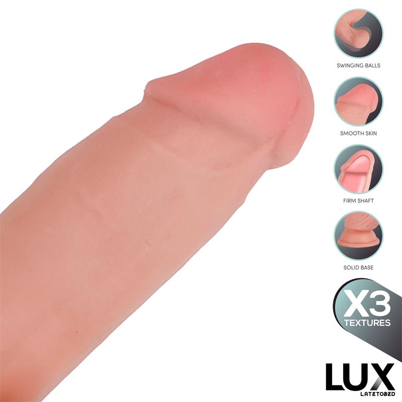Paul Dildo Triple Densidad con Testículos Oscilantes 8.2 - Imagen 4