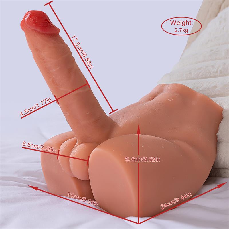 Peel Masturbador con Dildo y Ano, Vibración y Thrusting 2.7 kg - Imagen 3