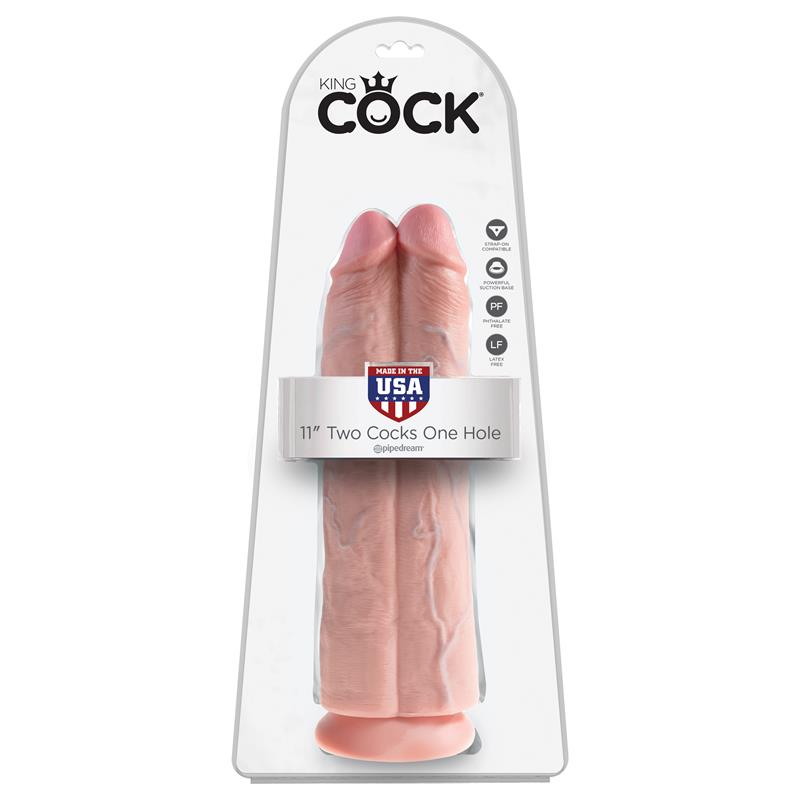 Pene Doble Two Cocks One Hole Natural 11 - Imagen 3