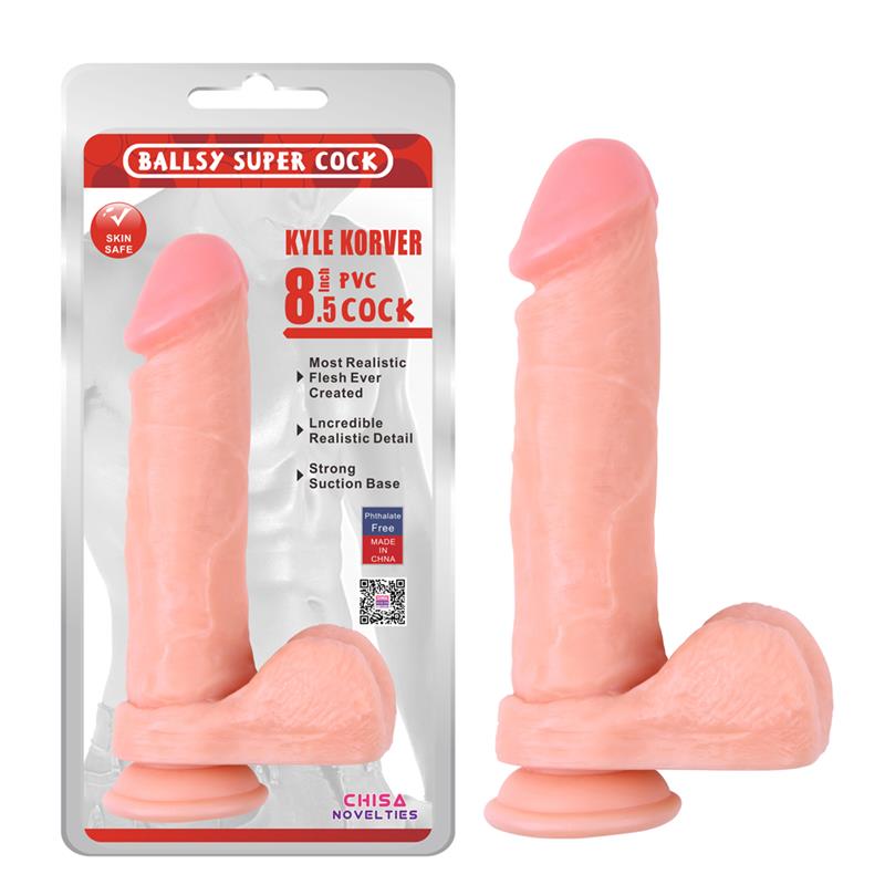 Pene Realista Kyle Korver 21.5 cm Natural - Imagen 4