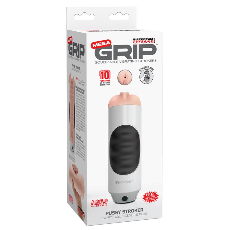 Masturbador Vibrador Mega Grip - Imagen 4