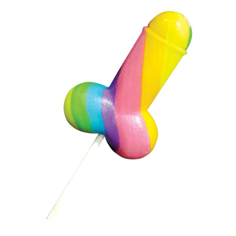 Piruleta Forma de Pene Multicolor - Imagen 3