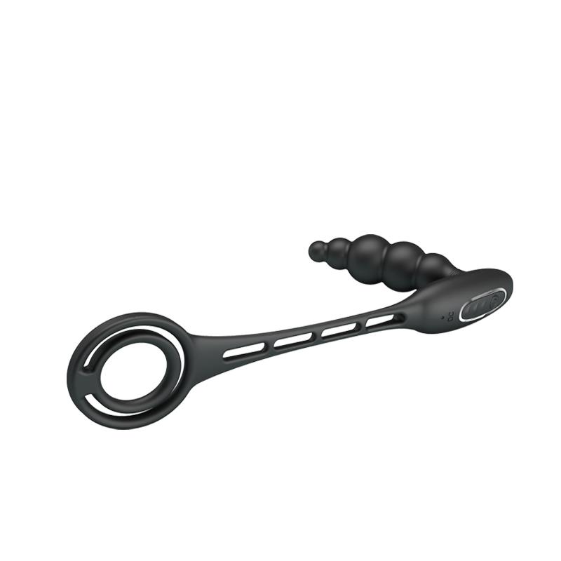 Plug Anal con Anillo para el Pene con Vibración - Imagen 4