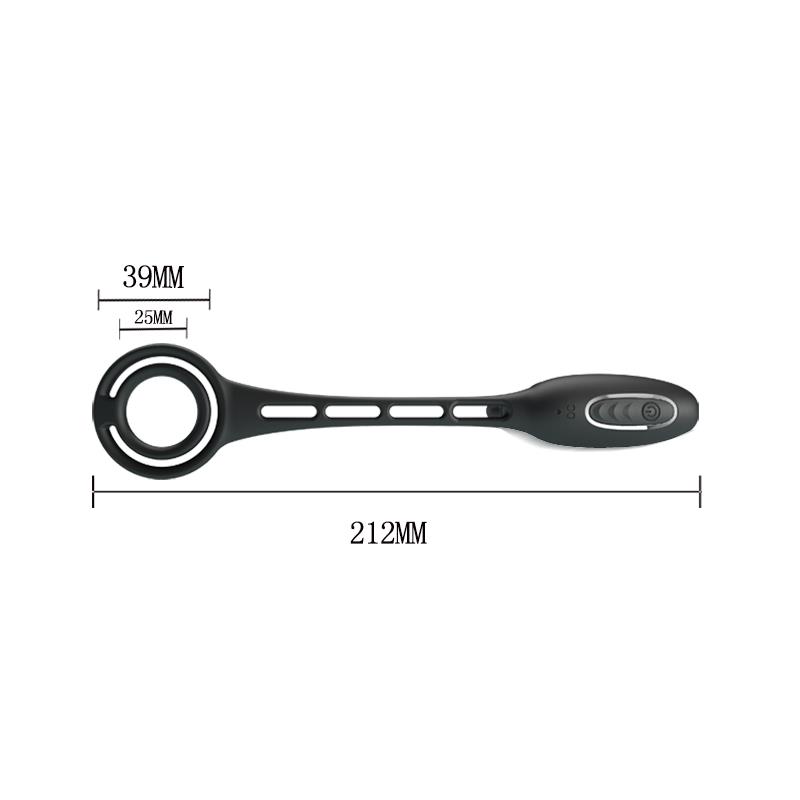 Plug Anal con Anillo para el Pene con Vibración - Imagen 5
