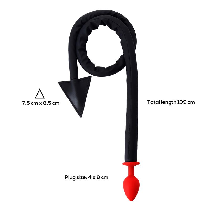 Plug Anal con Cola de Diablo Devil Tail - Imagen 3