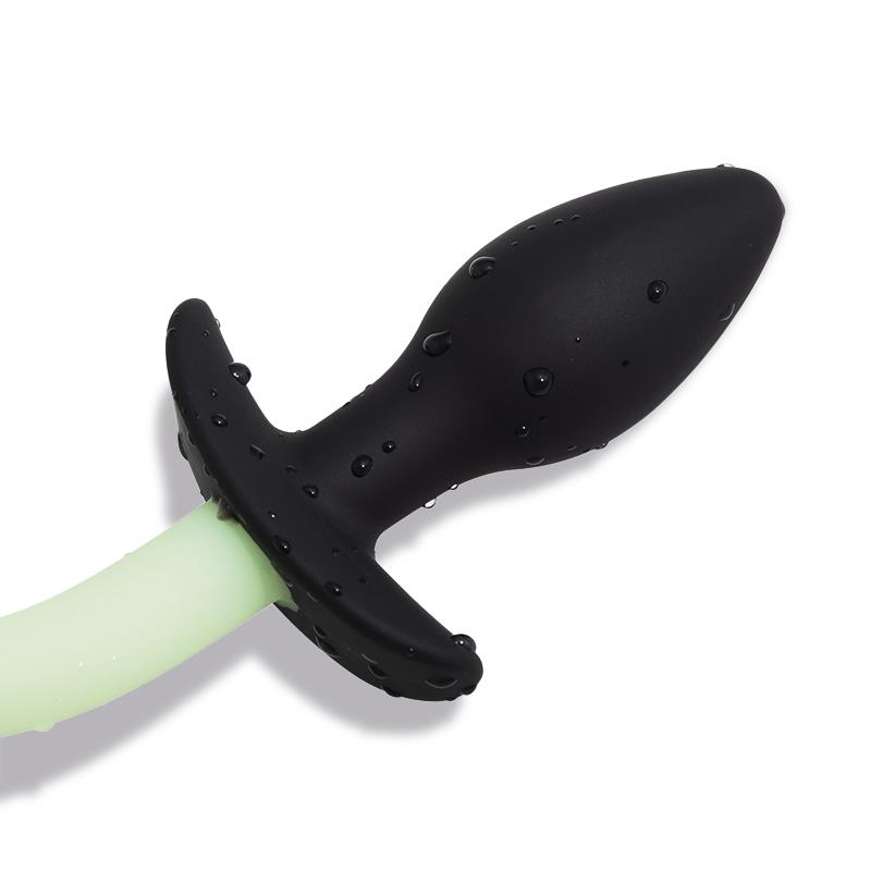 Plug Anal con Cola que Brilla en la Oscuridad - Imagen 3