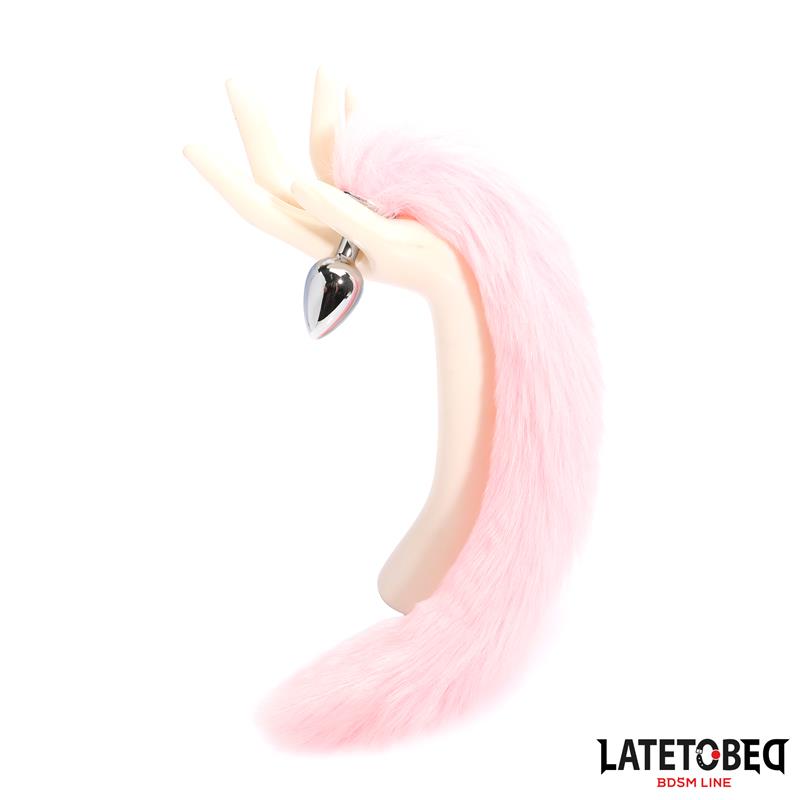 Plug Anal con Cola Rosa 40 cm - Imagen 3