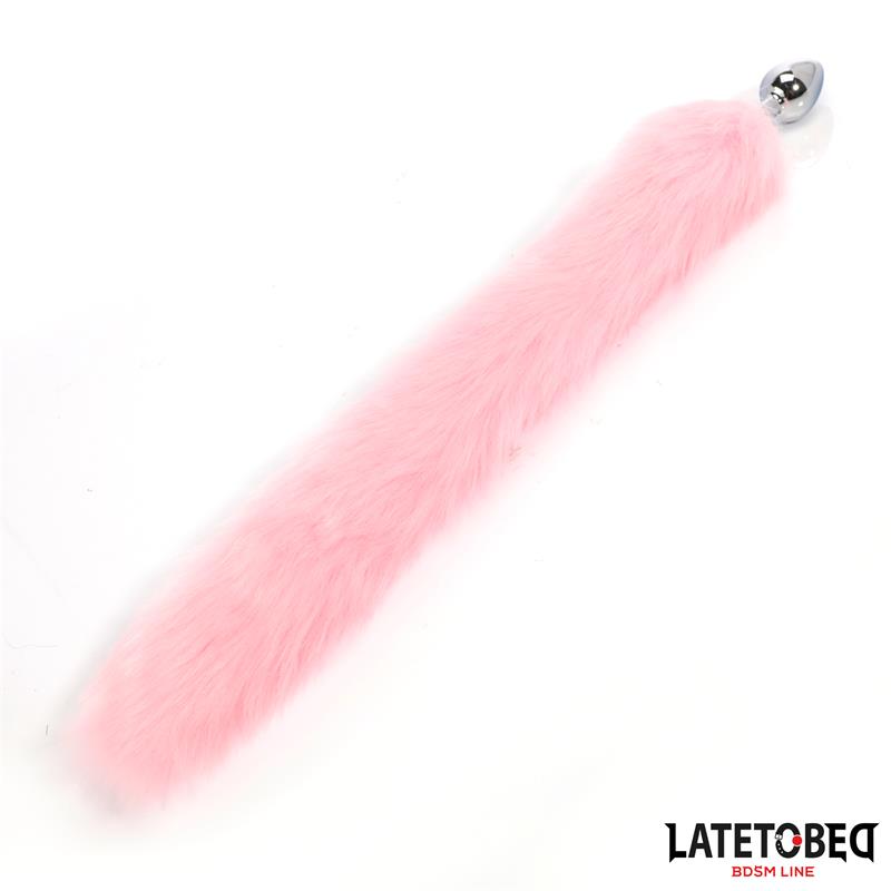 Plug Anal con Cola Rosa 40 cm - Imagen 4