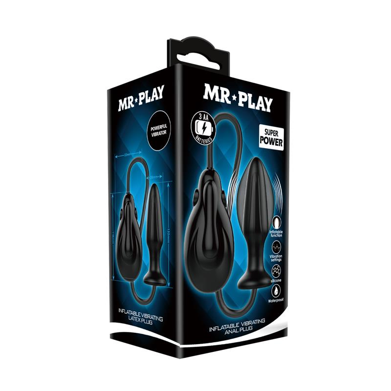 Plug Anal con Inflado Automático con Vibración - Imagen 6