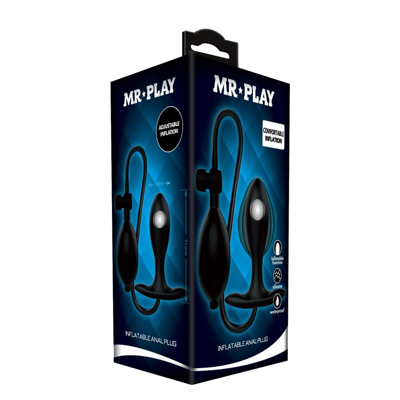 Plug Anal con Inflado y Bola Interna - Imagen 5