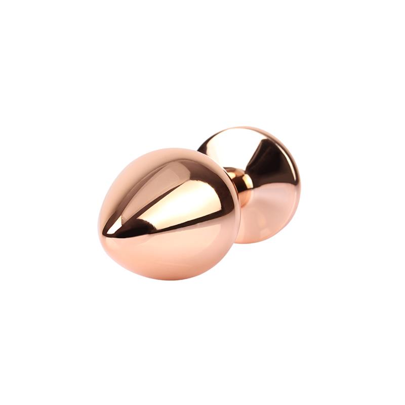 Plug Anal con Joya de Rosa Color Rose Talla M - Imagen 3