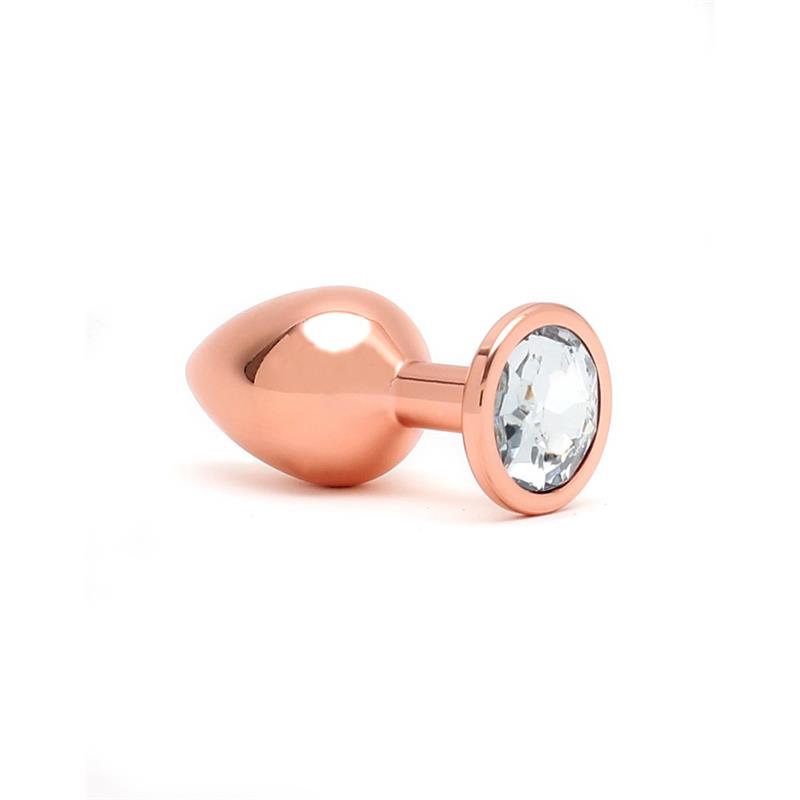 Plug Anal con Joya Pisa Rose Gold - Imagen 3