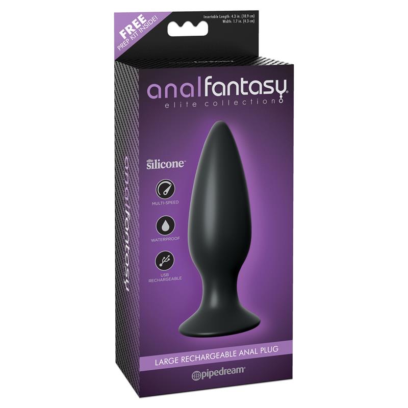 Plug Anal con Vibración Negro - Imagen 3
