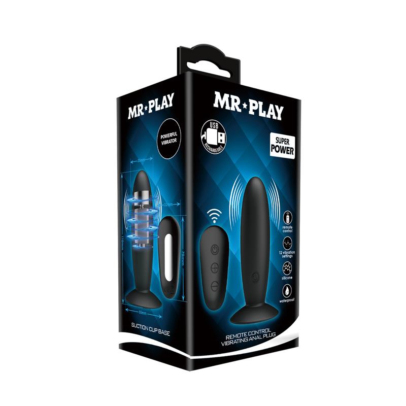 Plug Anal con Vibración y Control Remoto USB - Imagen 4