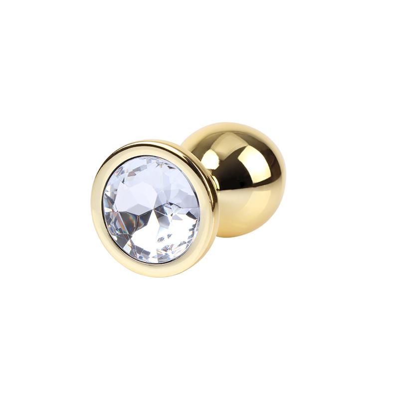 Plug Anal de Metal con Joya Talla M - Imagen 4