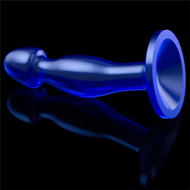 Plug Anal Flawless Azul Transparente 6.5 - Imagen 3