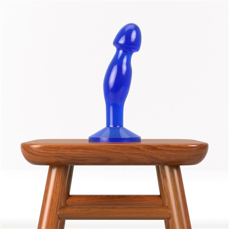 Plug Anal Flawless Azul Transparente 6.5 - Imagen 4