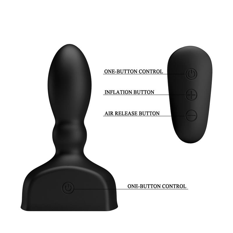 Plug Anal Inflable con Control Remoto Mr. Play - Imagen 3