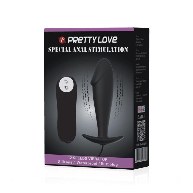 Plug Anal Negro con Mando - Imagen 5