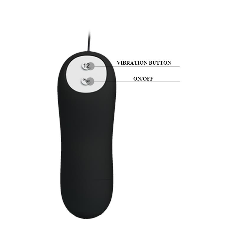 Plug Anal Negro Forma Ancla con Control Remoto - Imagen 4