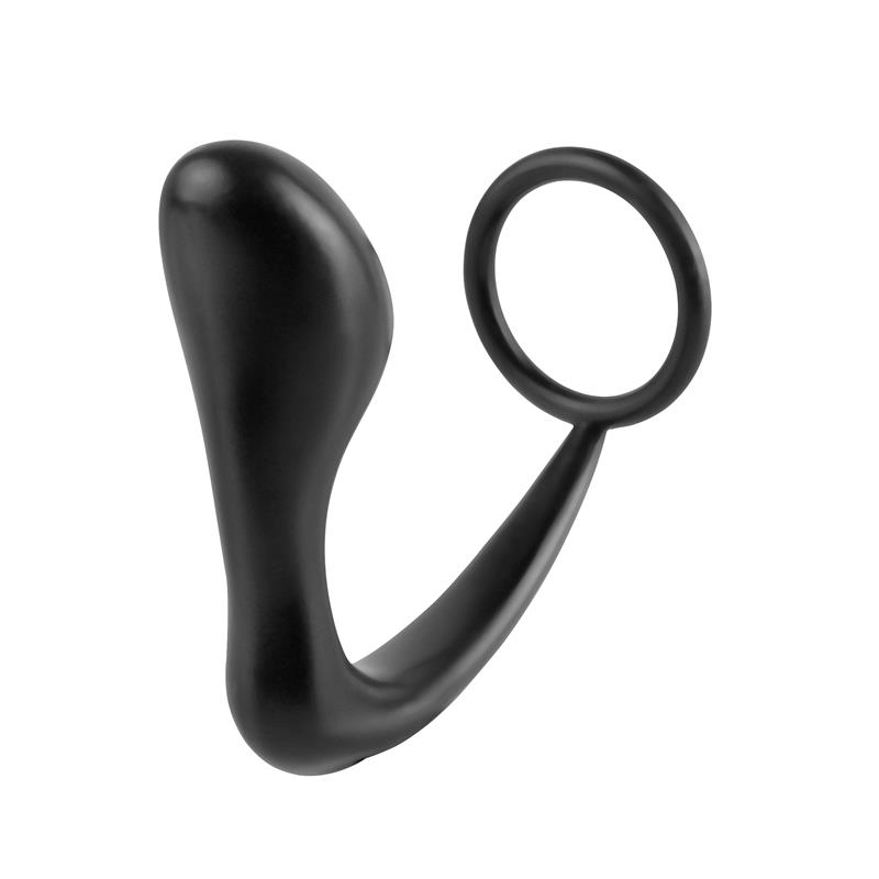 Plug Anal y Anillo Ass-Gasm Negro - Imagen 4