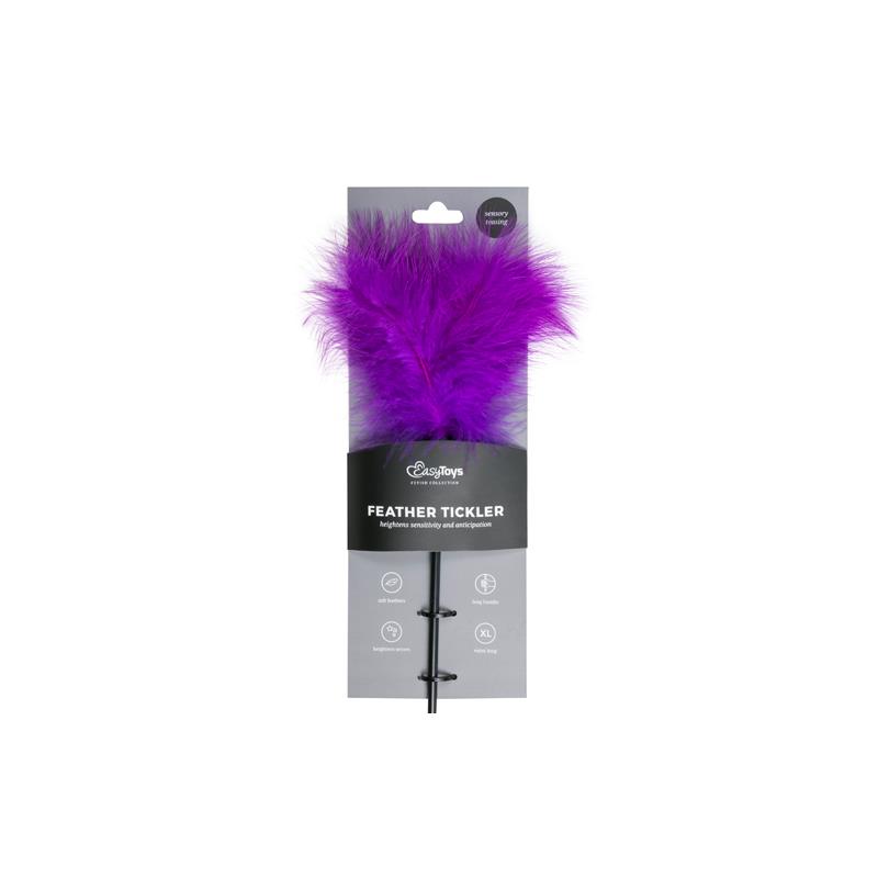 Plumas Estimuladoras con Mango Largo - Púrpura - Imagen 3