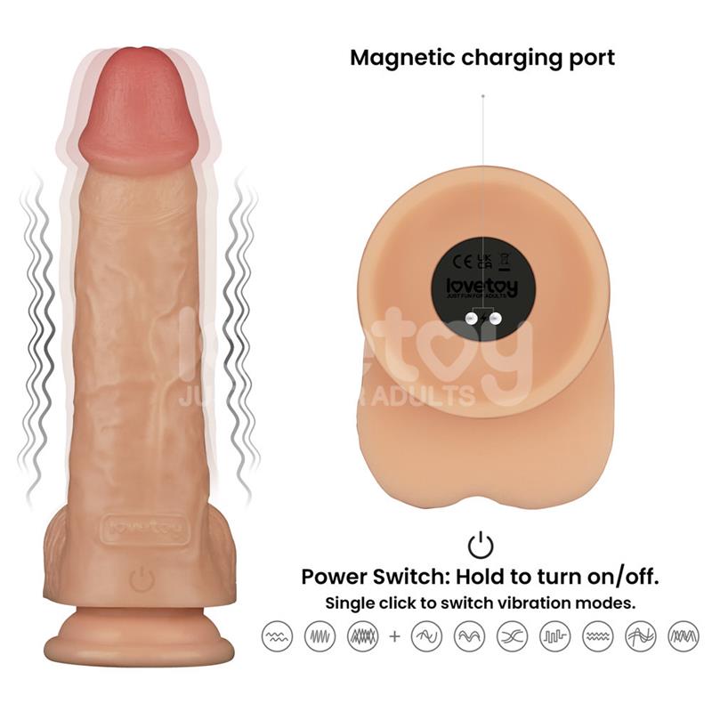 Power Basics Dildo con Vibración 9 - Imagen 3