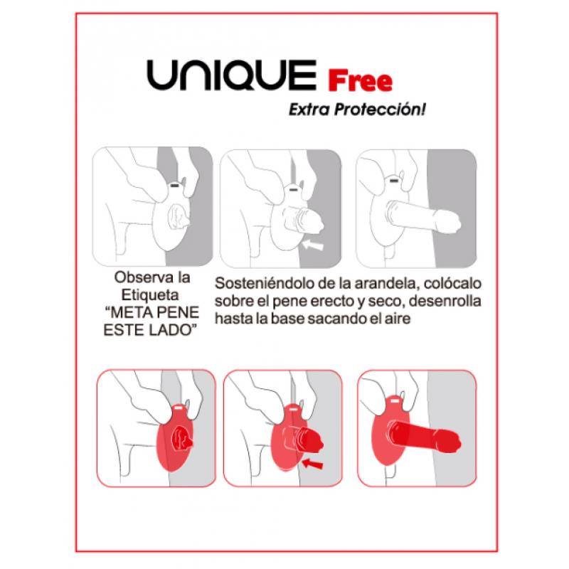 Preservativos Free Condoms sin Latex 3 Unidades - Imagen 3