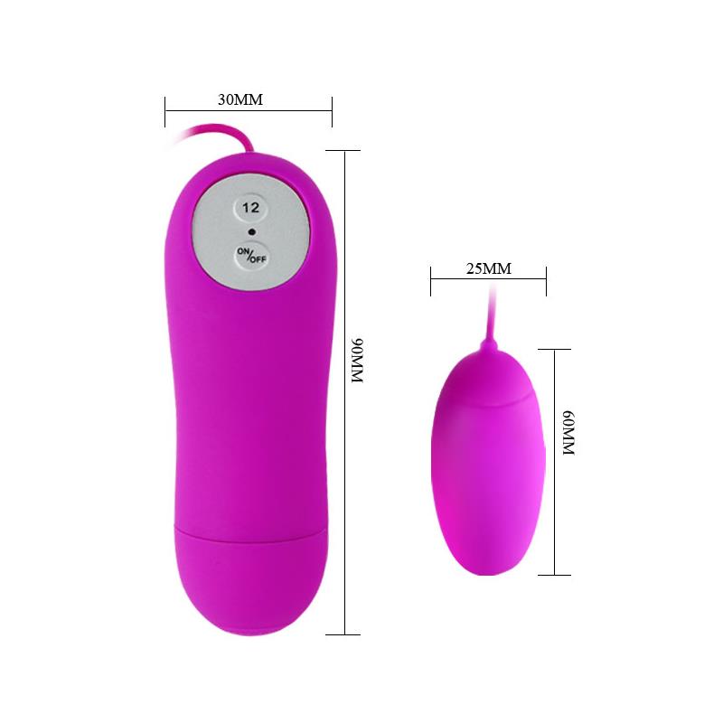 Pretty Love Huevo Vibrador Eunice Color Púrpu CL70 - Imagen 3