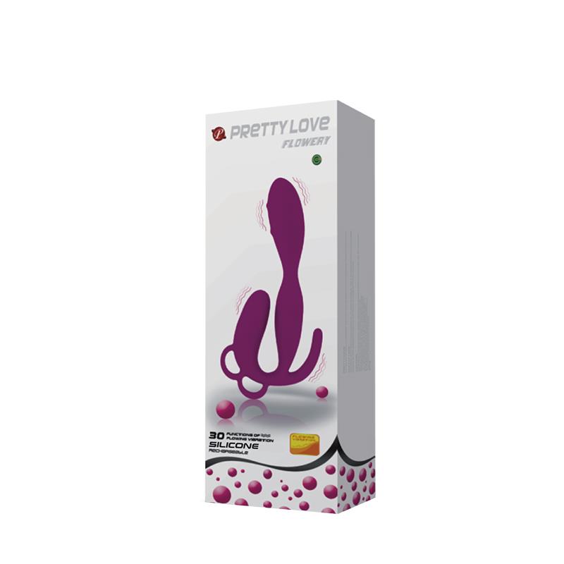 Pretty Love Plug Anal Flowery Color Púrpura - Imagen 4