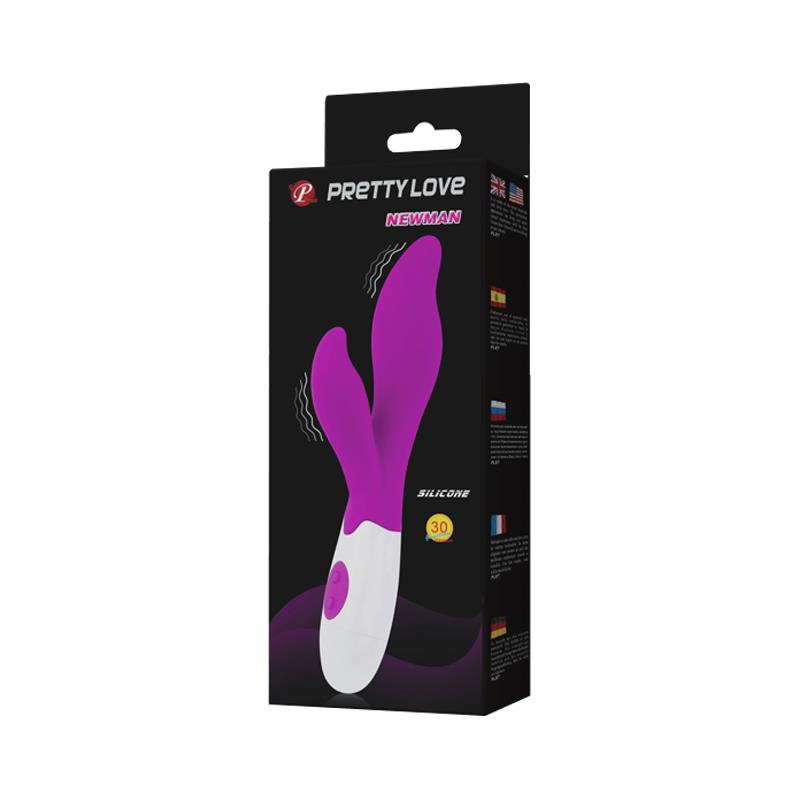 Pretty Love Vibrador Newman Color Púrpura - Imagen 4