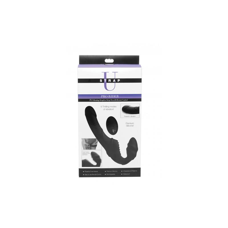 Pro Rider Vibrador Doble Control Remoto NEgro - Imagen 4
