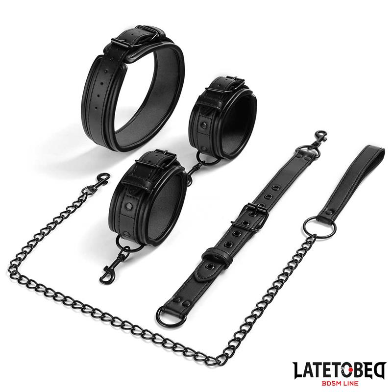 Restricciones con Collar con Correa y Esposas - Imagen 4
