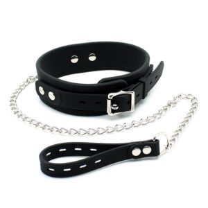Collar con Correa Silicona