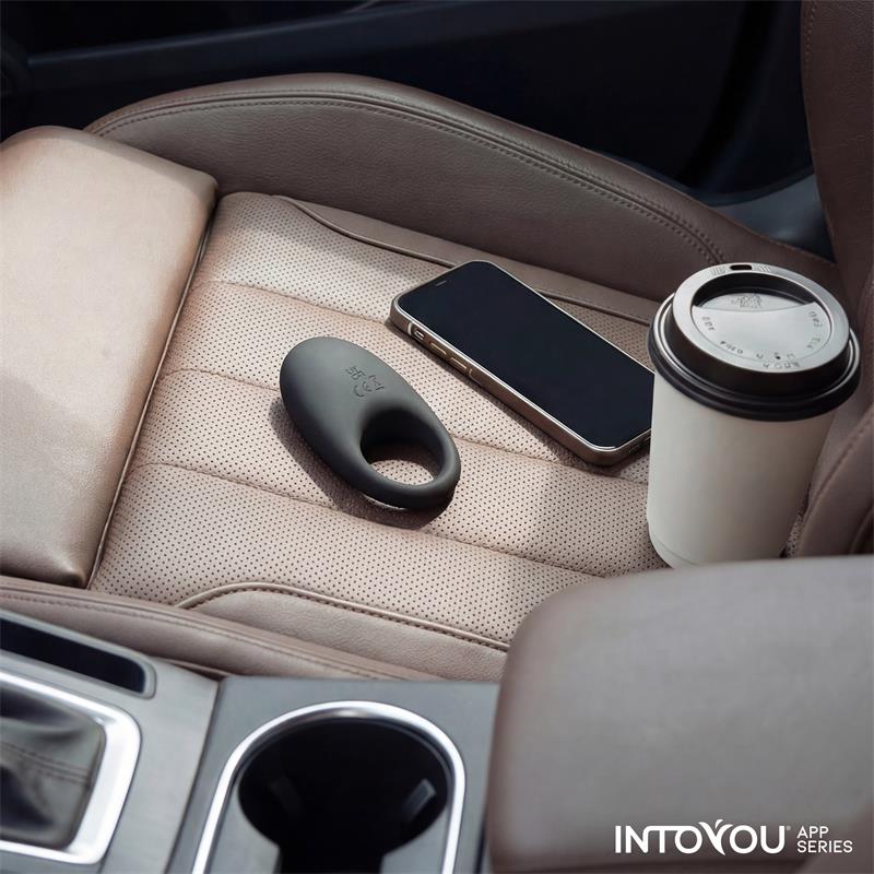 Ringo Anillo Vibrador con APP Unibody Negro - Imagen 3