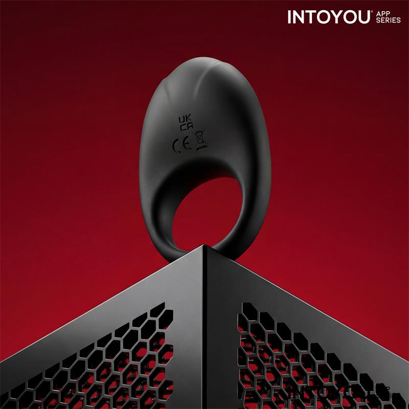 Ringo Anillo Vibrador con APP Unibody Negro - Imagen 4