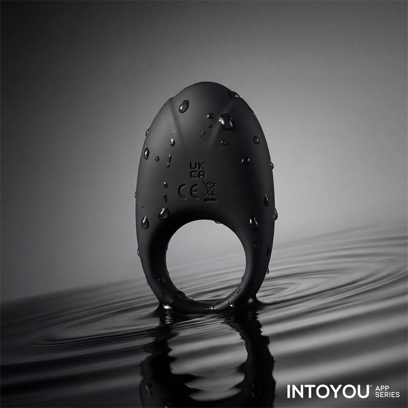 Ringo Anillo Vibrador con APP Unibody Negro - Imagen 7
