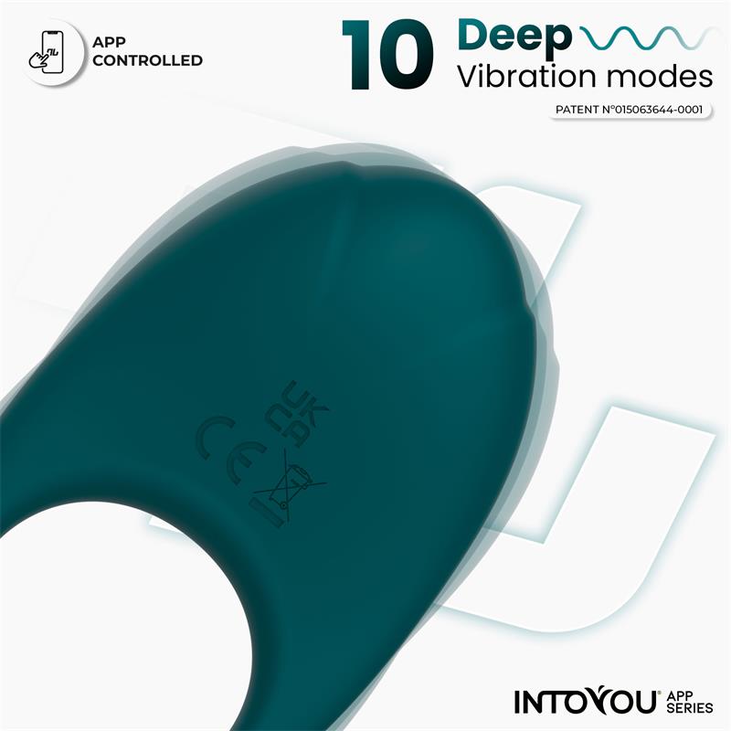 Ringo Anillo Vibrador con APP Unibody Verde - Imagen 3