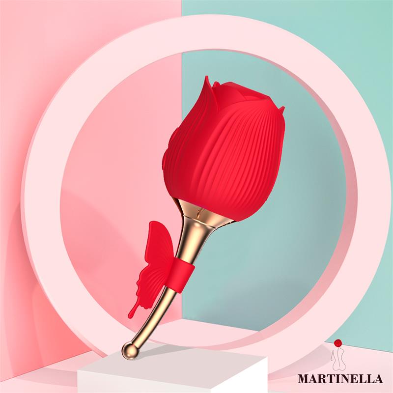 Rosa con Succión y Mariposa con Vibración - Imagen 4