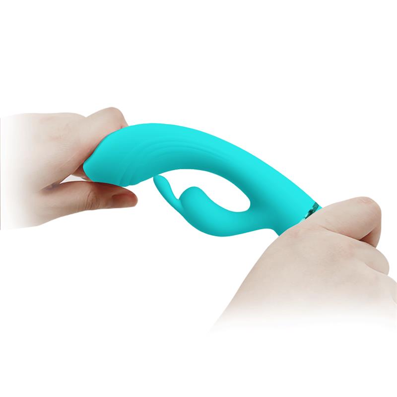 Scocco Vibrador con Rabbit Turquesa - Imagen 6
