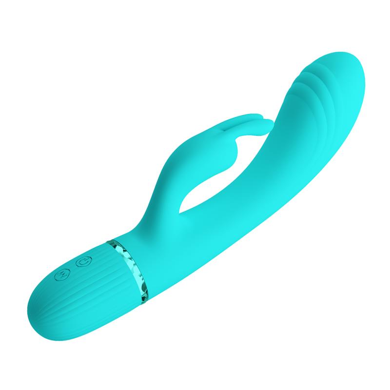 Scocco Vibrador con Rabbit Turquesa - Imagen 7