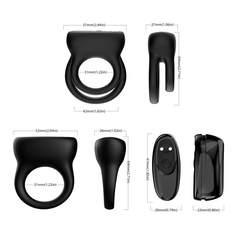 Set 2 Anillos para el Pene - Imagen 4