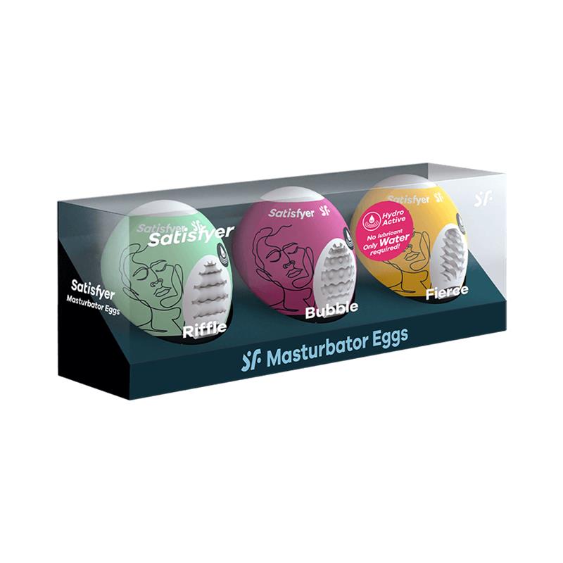 Set 3 Huevos Masturbador Riffle, Bubble y Fierce - Imagen 5