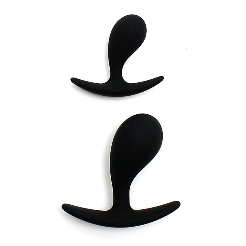 Set de 2 Plugs Anatómicos Copenhagen Negro - Imagen 4