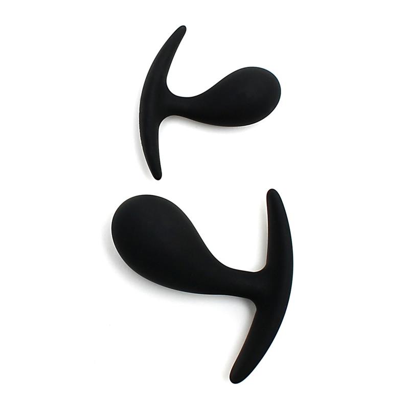 Set de 2 Plugs Anatómicos Copenhagen Negro - Imagen 5