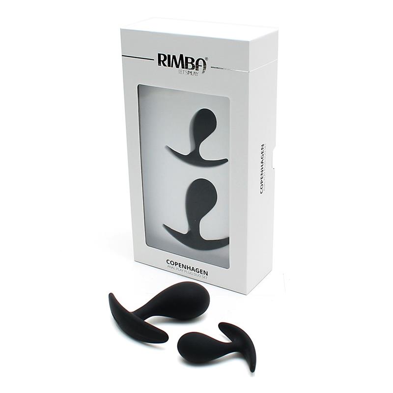 Set de 2 Plugs Anatómicos Copenhagen Negro - Imagen 6