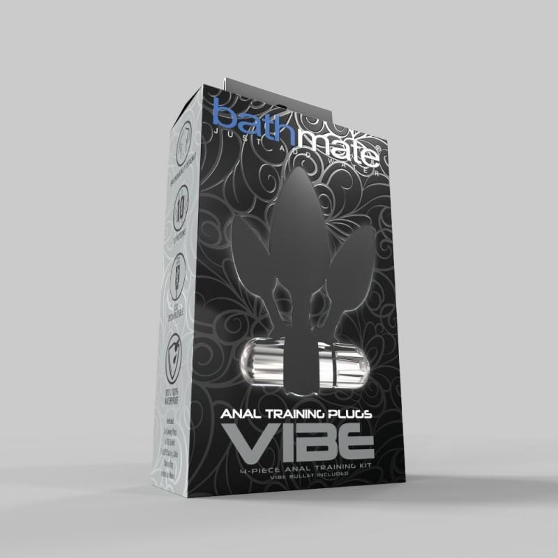 Set de 4 Plugs Entrenamiento Anal con Vibración - Imagen 3