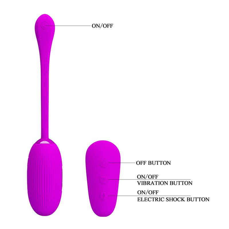 Shock Fun Huevo Vibrador con Electro Shock y Control Remoto - Imagen 5